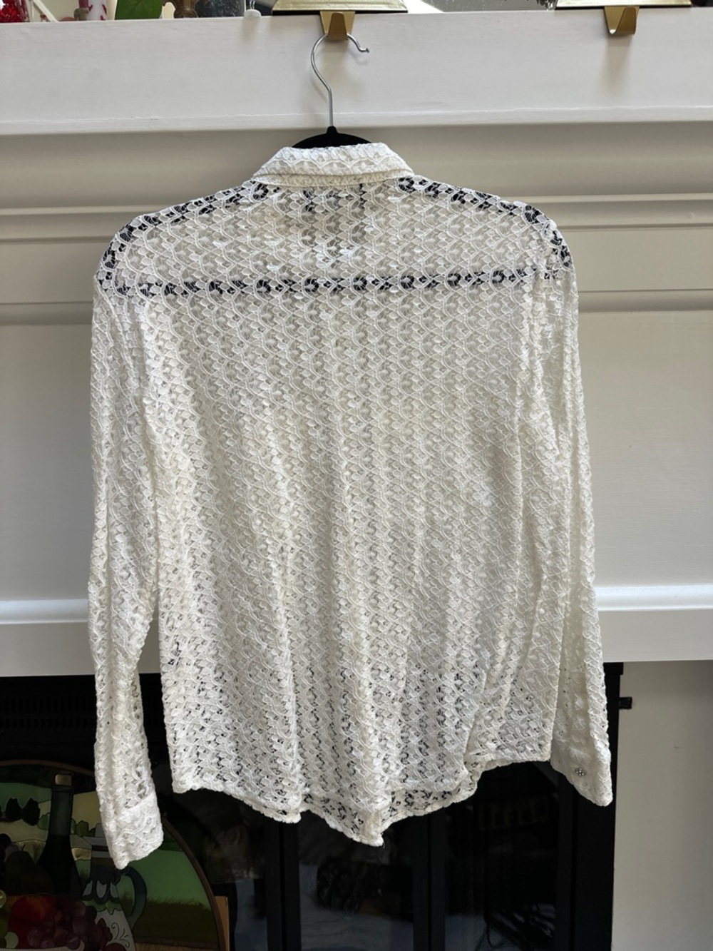 The Kooples Lace Button Down - Picture 6 of 7